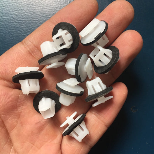 10 Exterior-Wheel Fender Flare Molding Clip with Sealer for Nissan & for Infiniti