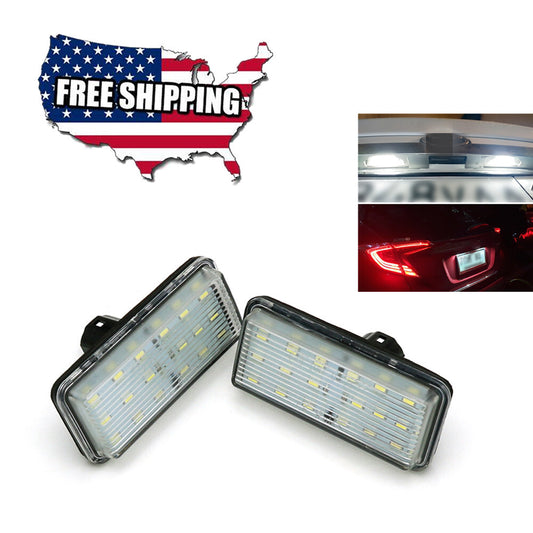 2Pcs Car Led License Plate Light Lamp for Lexus LX470 & for Toyota for Land Cruiser Q