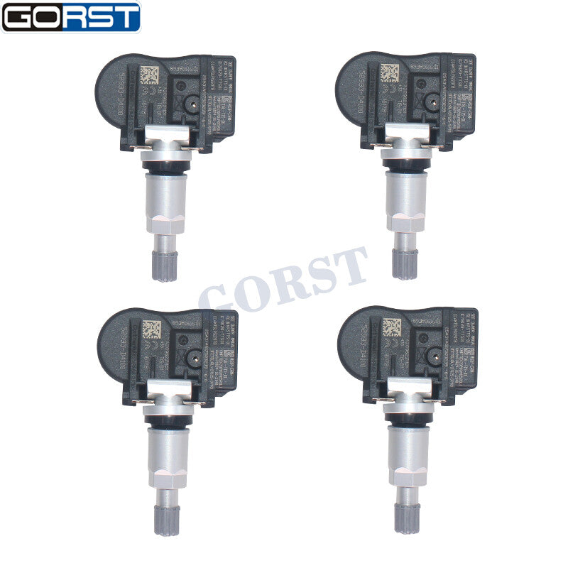 4 Pcs TPMS Tire Pressure Monitor Sensor 52933-D4100 for Hyundai for Elantra I30 I30 v