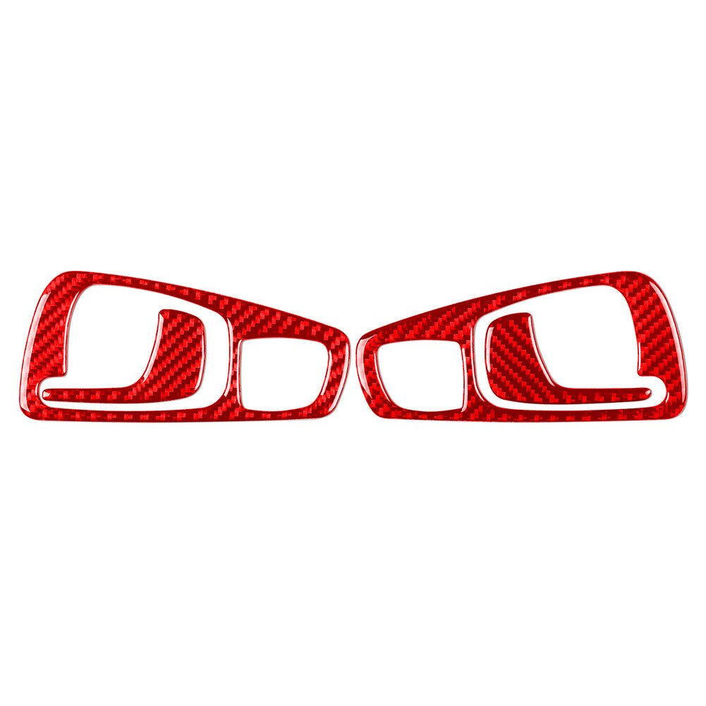 Interior Door Handle Cover Trim for Honda S2000 2004-2009 Carbon Fiber Red Car