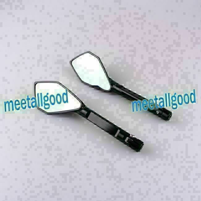 2pcs Rearview Side Mirrors CNC for HONDA CBR 600F 2011& CBR 600RR 2009 Black Q