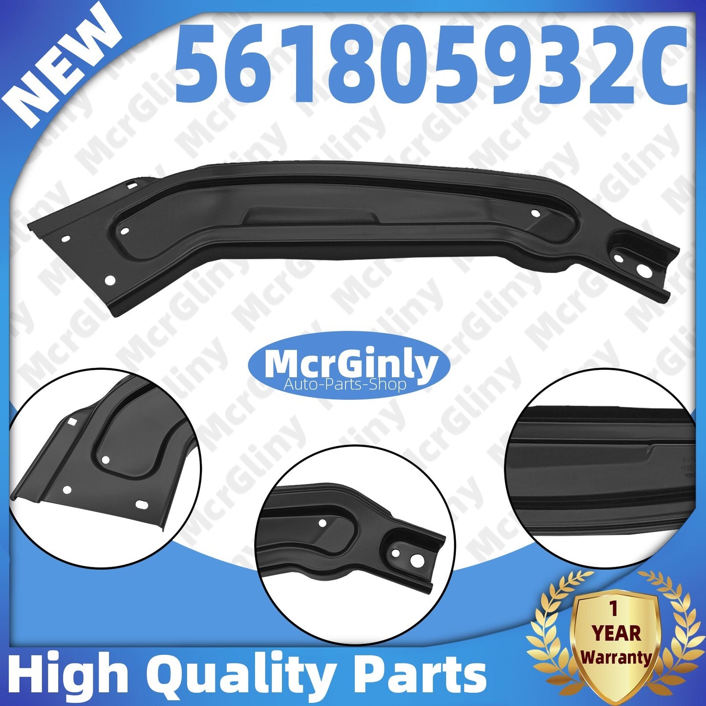 Right Side Radiator Support Bracket #561805932C for VW for Passat 2016 2017 2018 n