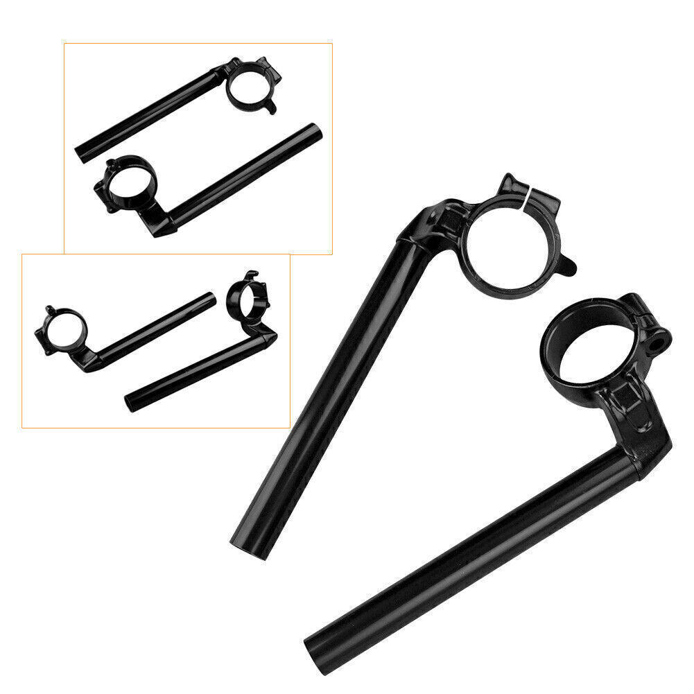 for Honda CBR600RR 2007 2008 2009 2010 2012 Black Motorcycle Clip On Handlebar Q