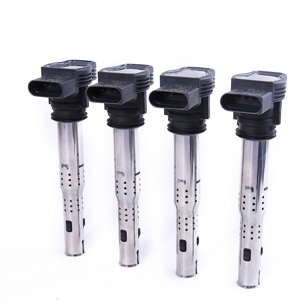 4Pcs Ignition Coil Set for VW for Golf for Passat Beetle for AUDI for A4 Q3 Q5 for SEAT 07K905715F