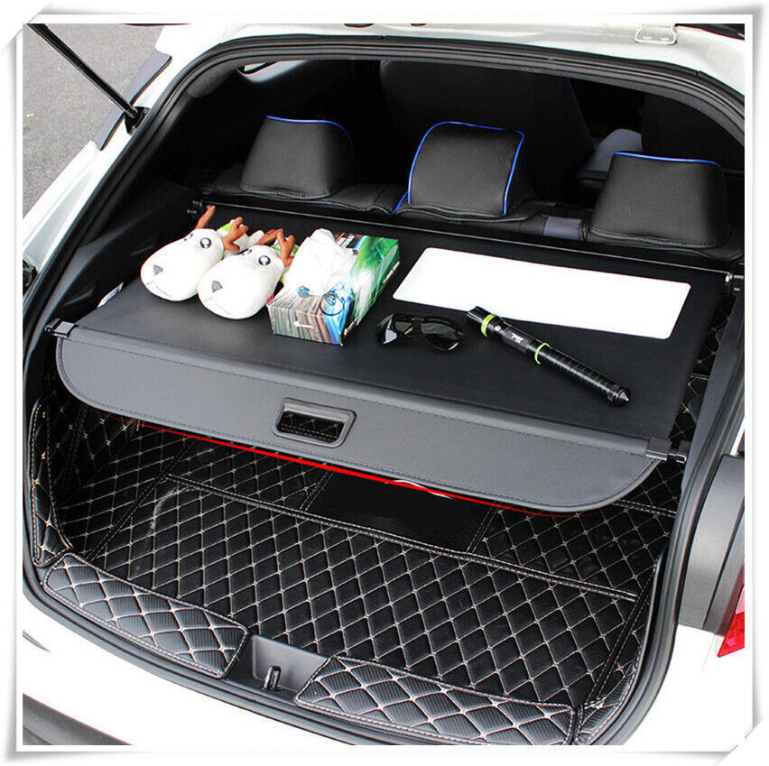 Black Rear Door Cargo Trunk Shade Security Cover for Toyota C-HR CHR 2016-2021