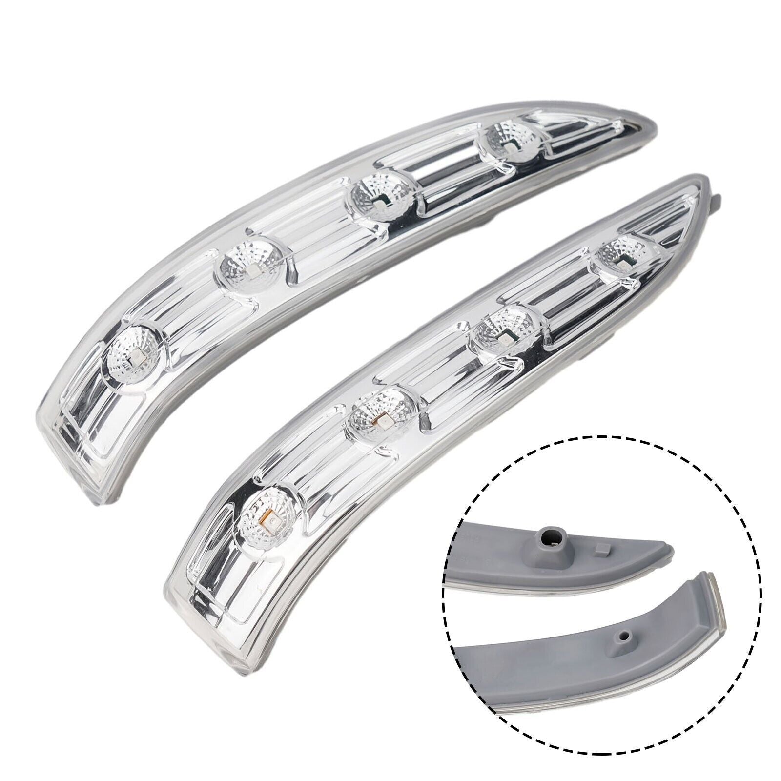 2¡Á F¨¹r for Hyundai for Tucson ix35 Spiegellichter Blinklicht Blinkleuchte Links+Rechts