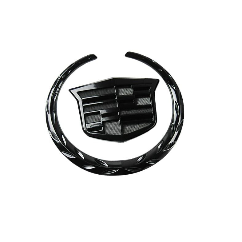 4-Piece Pack 45mm Black Enkei Wheel Center Stickers, Wheel Hub Stickers, Rim Stickers