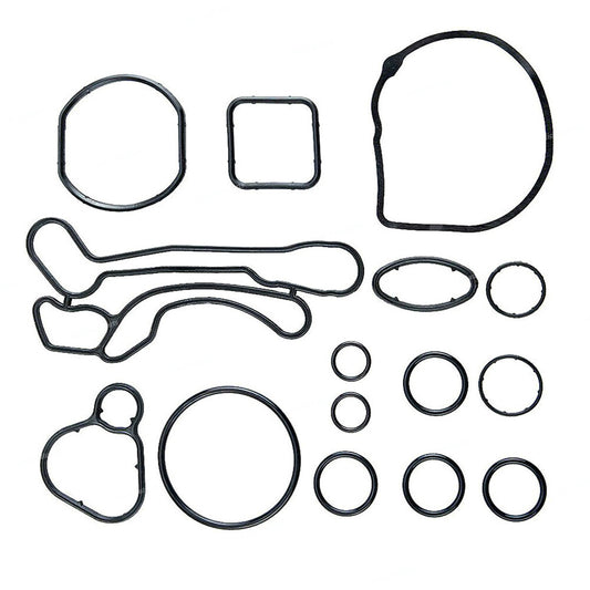 1 Set Rubber Engine Oil Cooler Gasket Seal Kit for Chevrolet Aveo for Pontiac for Saturn Q