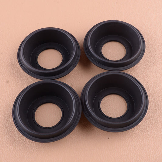 4xCarburetor Vacuum Membrane Diaphragm Fit for for Suzuki GS500 GS500E GSF1200 Black v