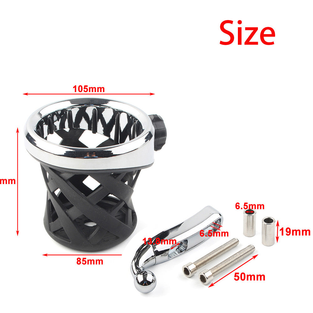 Handle cup holder with mesh basket for Honda GL1800 - Universal fits all models. n