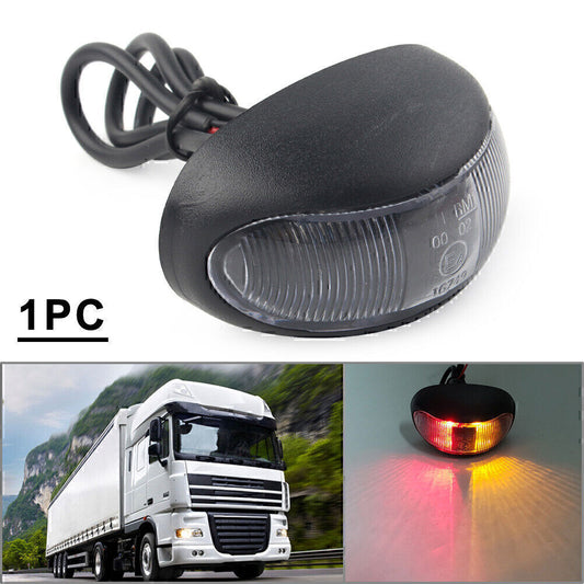 Fit Truck Trailer RV Boat 2Colors Red Yellow 1x 2 LED Side Marker Trailer Lights