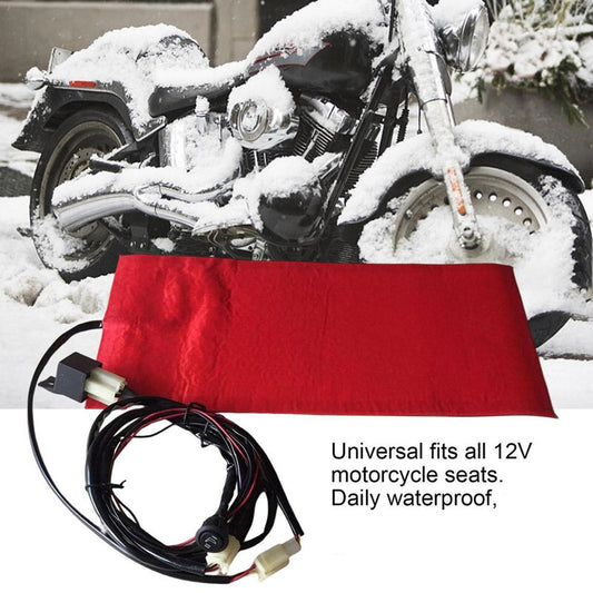 12V Universal Waterproof Carbon Fiber for Seat Heater Pad for Motorcycle Heating Mat