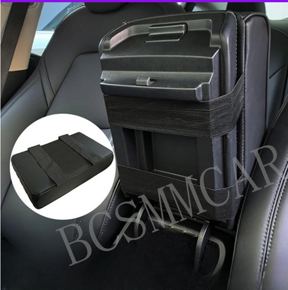 Armrest Pad Cover Car Center Console Box Cushion Cover Protector W/Bottle Holder