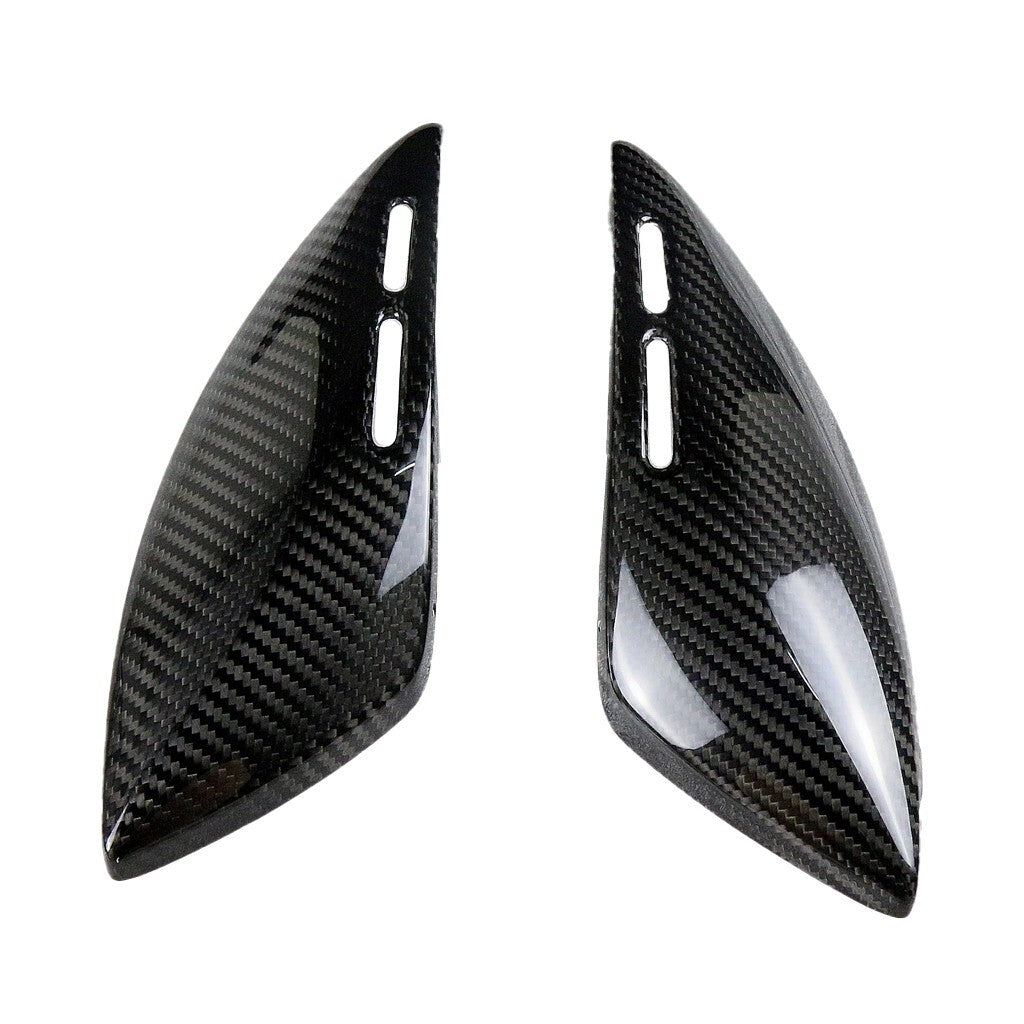 2018-2023 for Kawasaki Z900RS Carbon Fiber Tank Side Panel Covers Fairing Twill