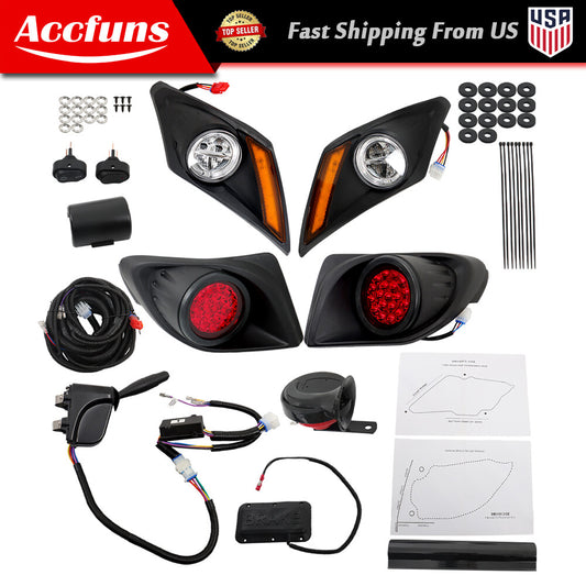 LED Luxury Street Legal for Golf Cart Light Kit for Yamaha Drive2 2017-Up Kit n