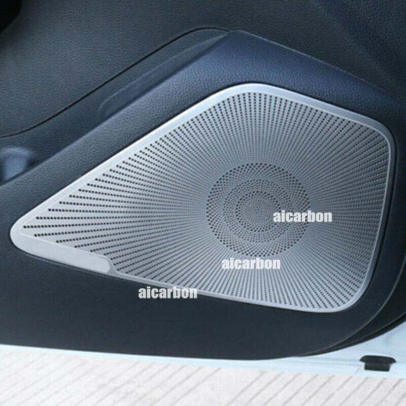 4X Silver Inner Door Horn Speaker Molding Cover Trim for Toyota for Corolla 20-2024