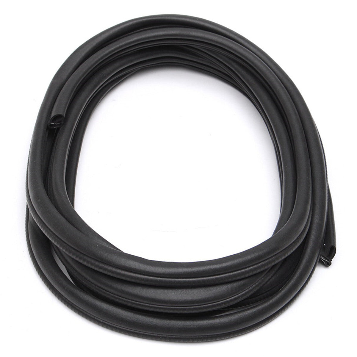 Car Door Pillar Edge Moulding Weather Strip Rubber Seal Strips Waterproof Black