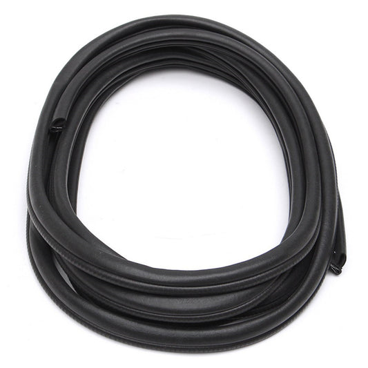 Car Door Pillar Edge Moulding Weather Strip Rubber Seal Strips Waterproof Black