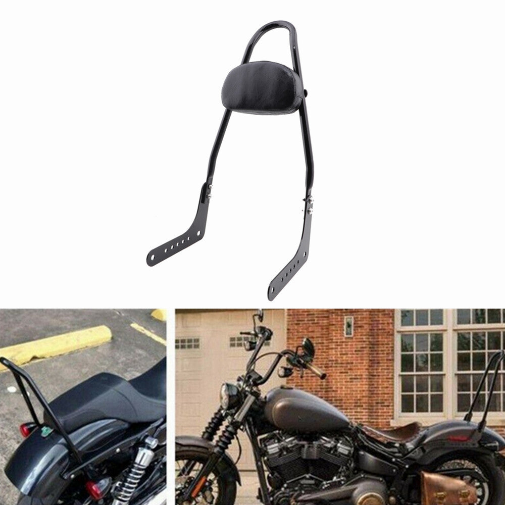 Rear Passenger Sissy Bar Backrest w/Pad for Harley Softail Street Bob 2018-2020 Q