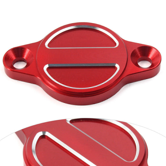Red Engine Oil Filter Cover Cap for DUCATI Monster 1100 1200 Multistrada