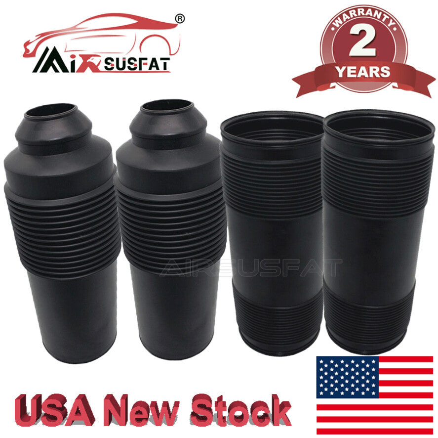 FRONT + REAR HYDRAULIC R230 SHOCK DUST COVER for MERCEDES ABC SL500 550 SL55 AMG