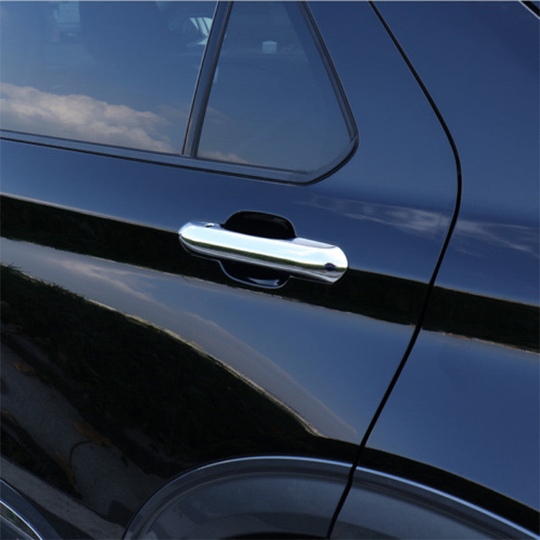 Chrome Exterior Door Handle Cover Molding Trim Decor for Ford Explorer 2020-2024