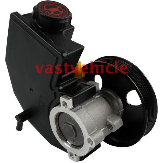 Power Steering Pump w/ Pulley  Reservoir for Jeep Grand Cherokee 4.0L 4.7L