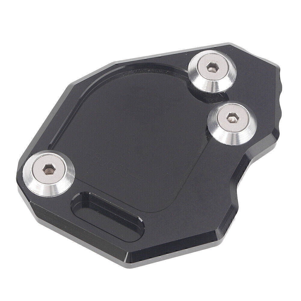 Black Side Stand Kickstand Plate Pad for BMW F800GS 2008 2009 2010 2011 2012-14 Q