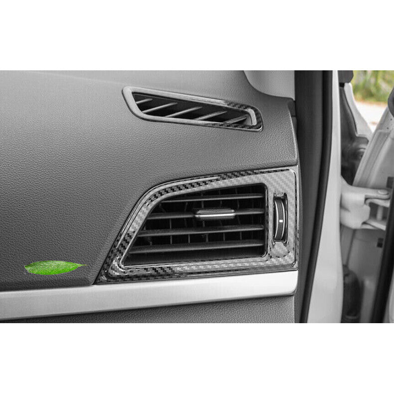 for Hyundai Kona 2018-2022 Matte ABS Central Console Air Outlet Vent Frame Trim v