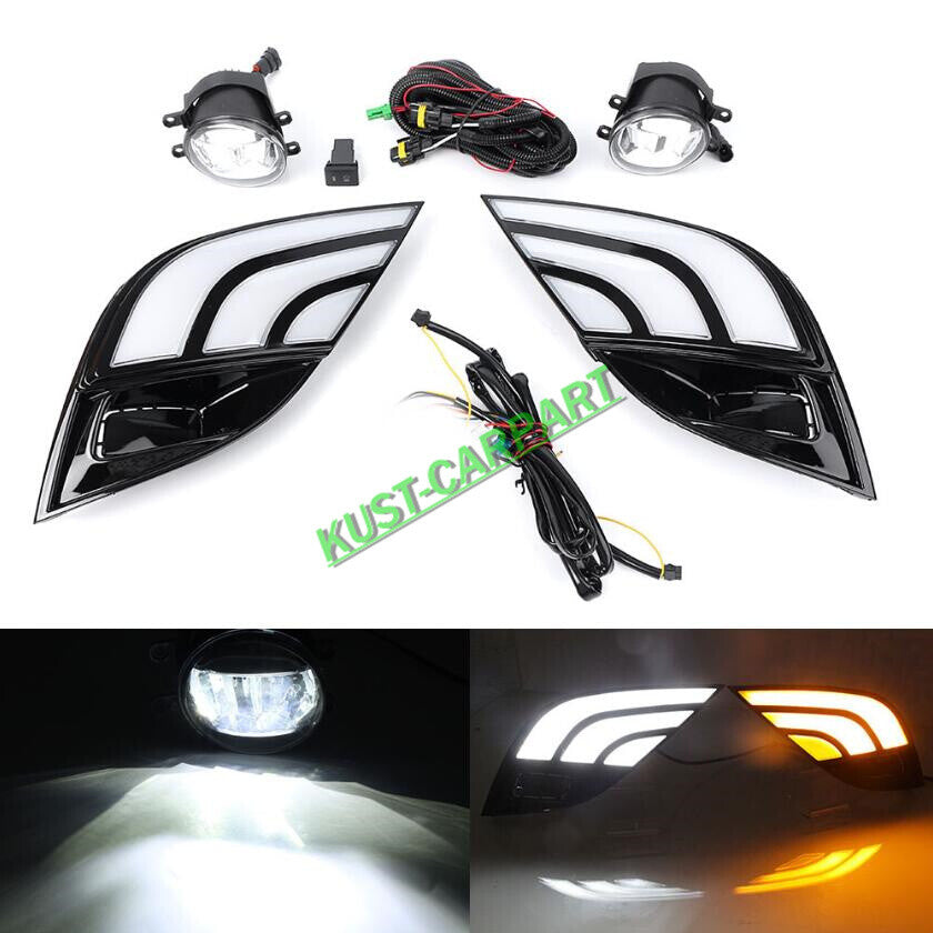 Daytime running lights For 2018-19 for Camry SE XSE LED Front fog lamp KIT B n