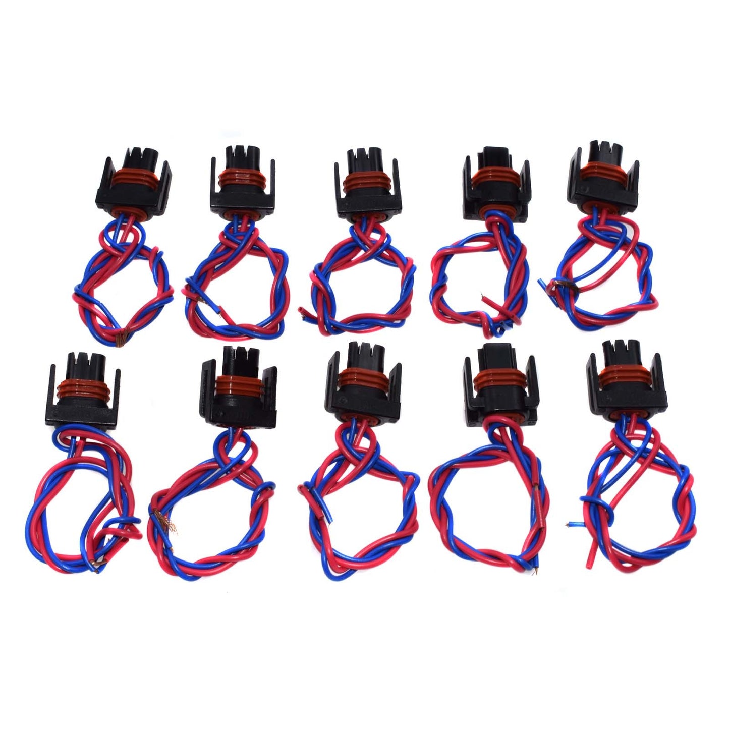 10 Pack Fuel Pressure Regulator Connector Wiring Harness Plug for Super Duty- v