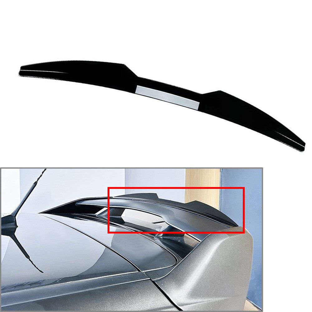 Rear Roof Spoiler Wing Lid Extension Flaps Gloss for Ford Focus MK3 RS 2011-2018