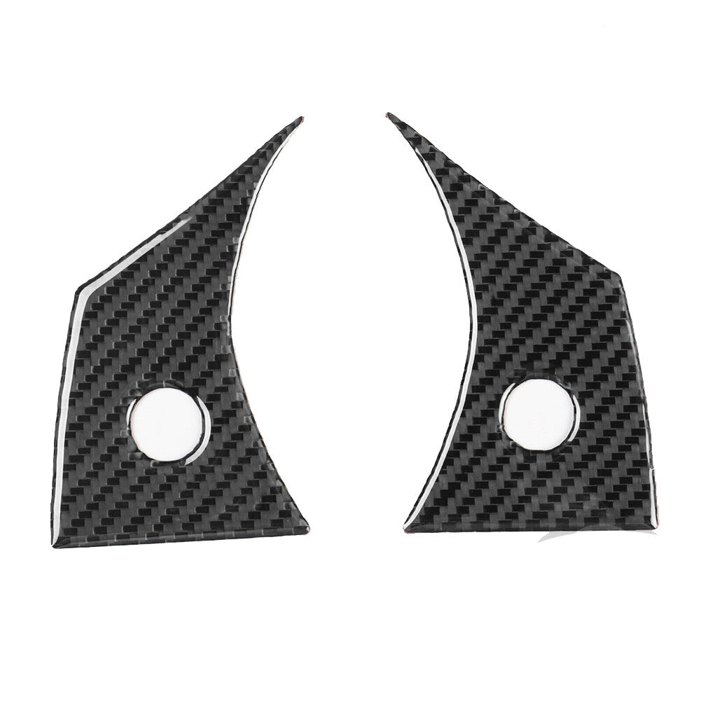 Carbon Fiber Interior Steering Wheel Button Cover Trim for Tesla for Model Y /3 17-22