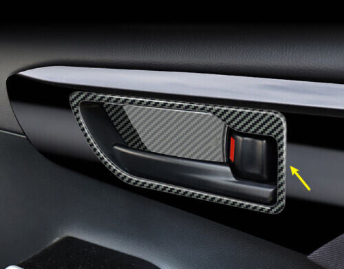 Carbon Fiber Door Storage Frame Cover for Jeep for Wrangler JL 2018+ Gladiator 2020+ v