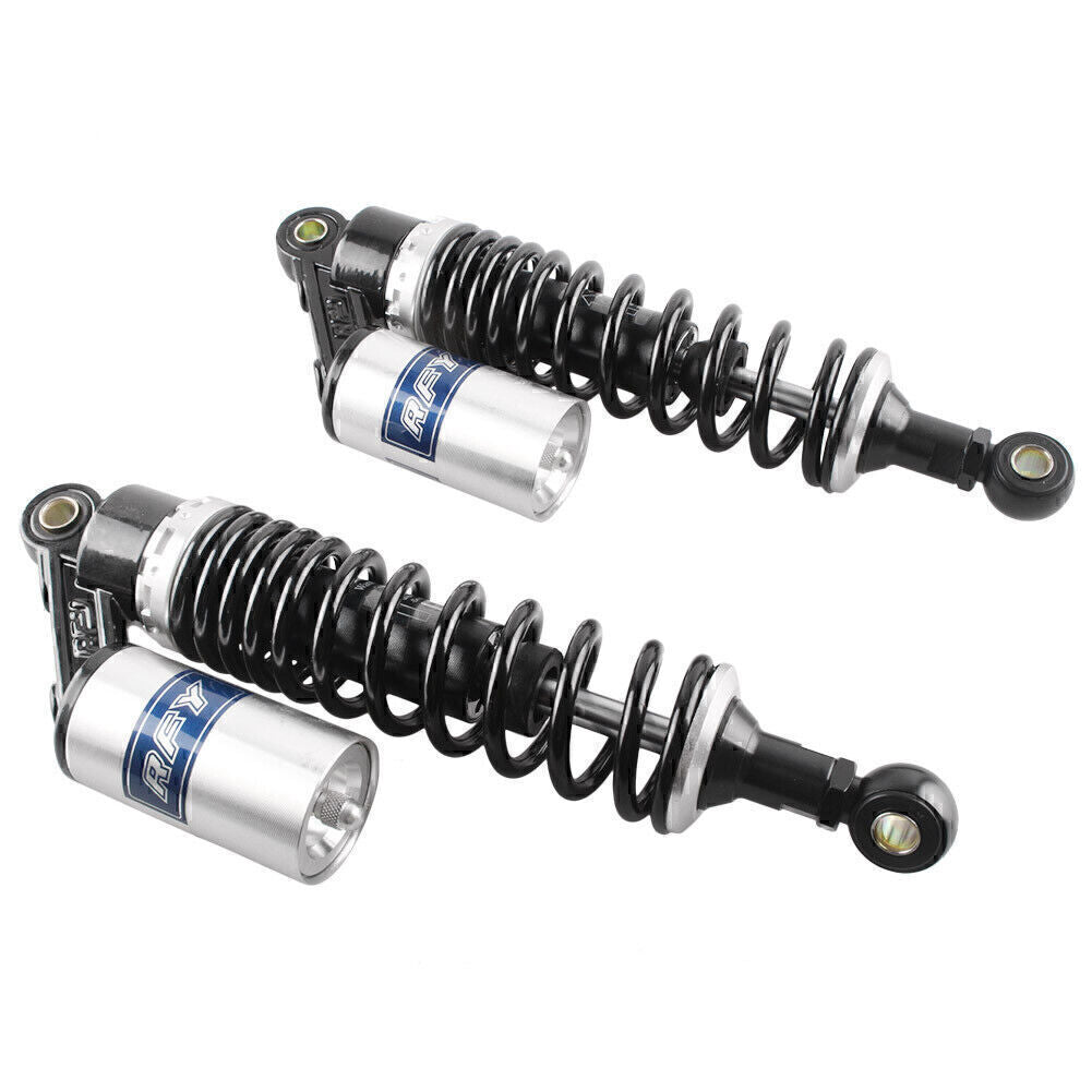 12.5/320mm Air Shock Absorbers Fit Scooters Moped Quad Karting Silver
