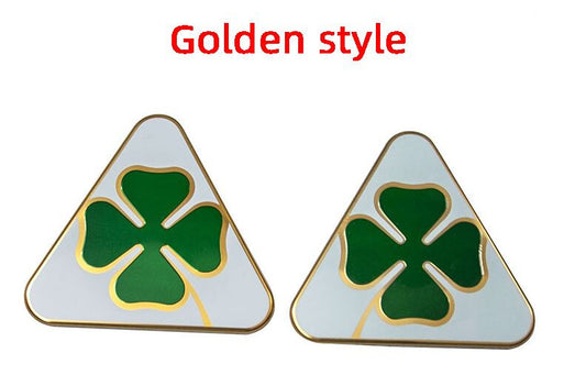Suitable for Cadillac car hood badge front badge decal sticker decoration in black- v