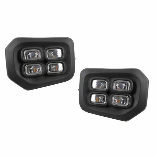 for Toyota Tacoma 2016~2022 LED DRL Daytime Running Lights Fog Lamps Bumper AT