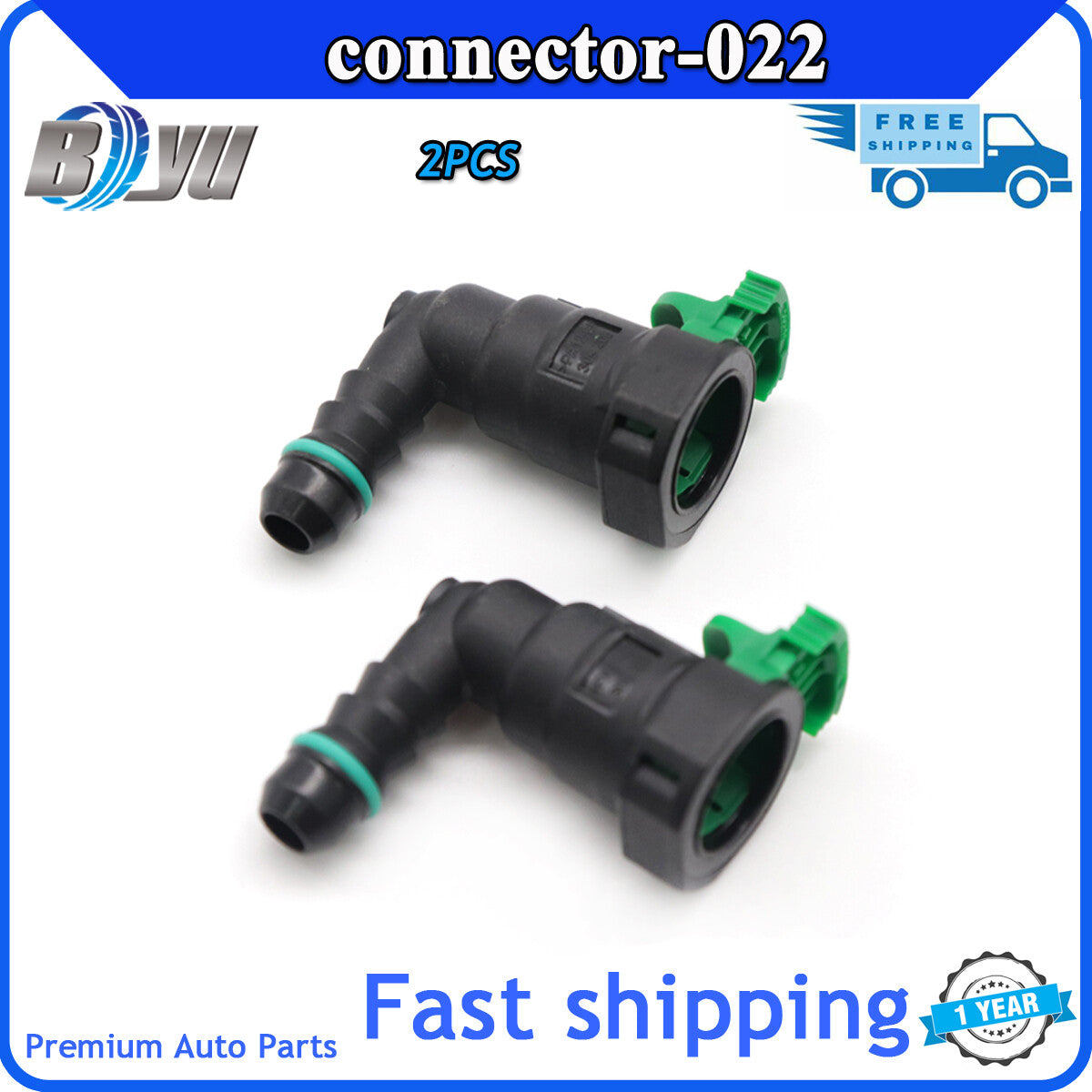 Fuel line hose quick release female connector 7.89 mm 7.89 ID6 8x6 90 connector Q