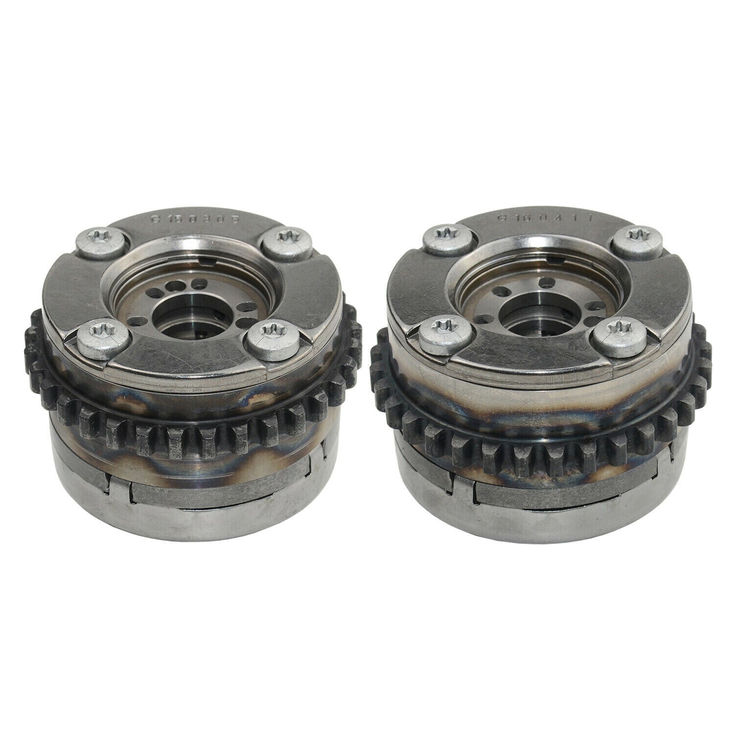 2Pcs Intake Camshaft Adjusters Left Right for Mercedes-Benz M278 CL GL ML 500