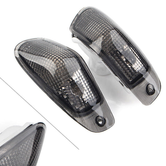 for KAWASAKI ZZR600 ZX600E ZZR400 1994-2004 Front Smoke Turn Signal Light Lens Q