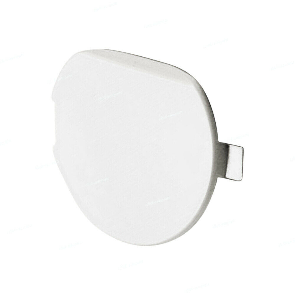 Front Bumper Tow Eye Hook Cover Fits 2014 2015 2016 for Mazda 3 White Unpaintetd Q