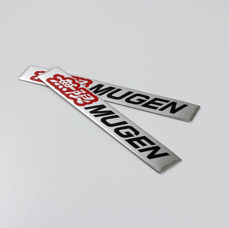 Mugen car rear sticker boots, trunk side badges for Honda 2-piece set