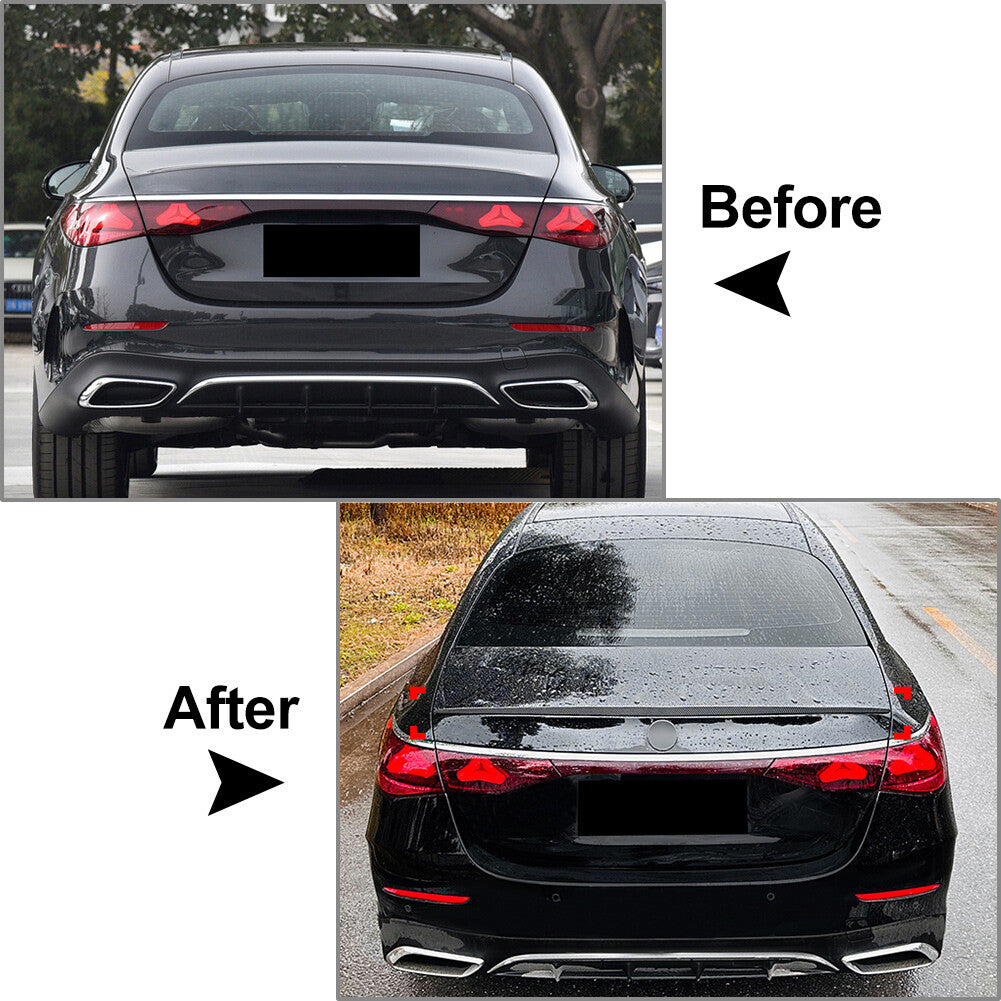 Rear Trunk Spoiler Wing for Mercedes-Benz E Class W214 E260 E300 2024+