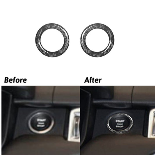 Carbon Fiber Interior Central Control Panel Trim Cover for 2015-2017 v