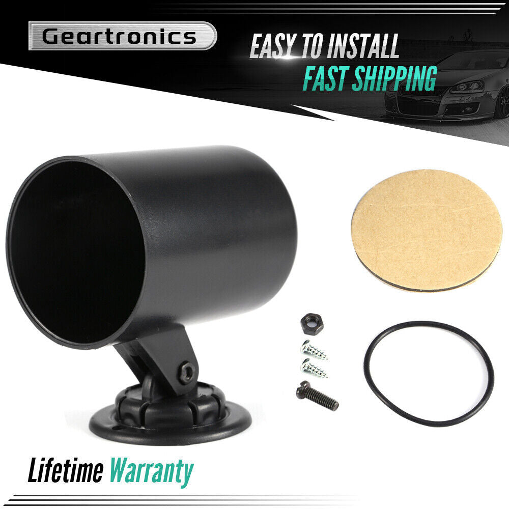 2 52mm Single Swivel Gauge Pod Mount Holder Car Auto Dash Meter Cup!