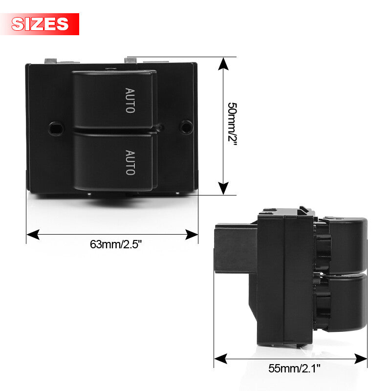 Power Master Window Switch Driver Side for Ford for Mustang 2010 2011 2012 2013 2014