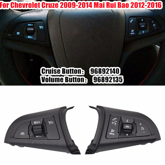Left and right suitable for Cruze 09 - 14 steering wheel cruise control volume control switch - n