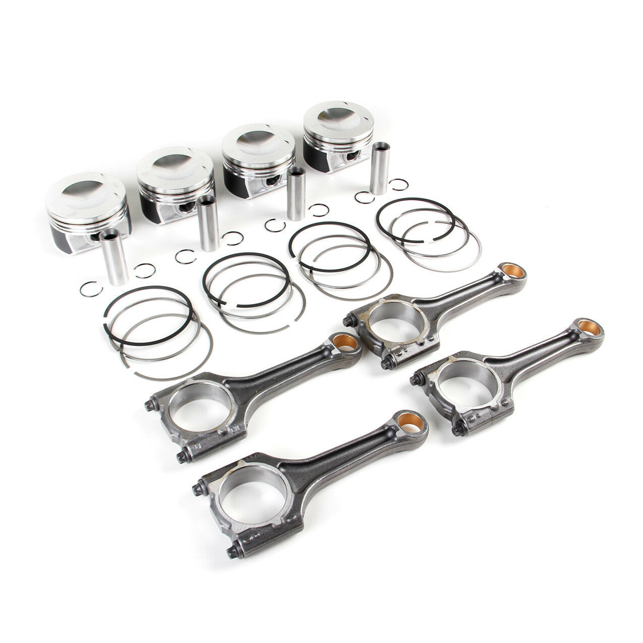 Piston Ring Kit& Connecting Rods 20MM Fit for VW for Jetta for Passat for Audi for A4 for A6 Q