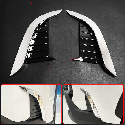 Carbon Fiber Look Rear Water Cup Holder Panel Cover Trim For 2019-22 for RAV4 v