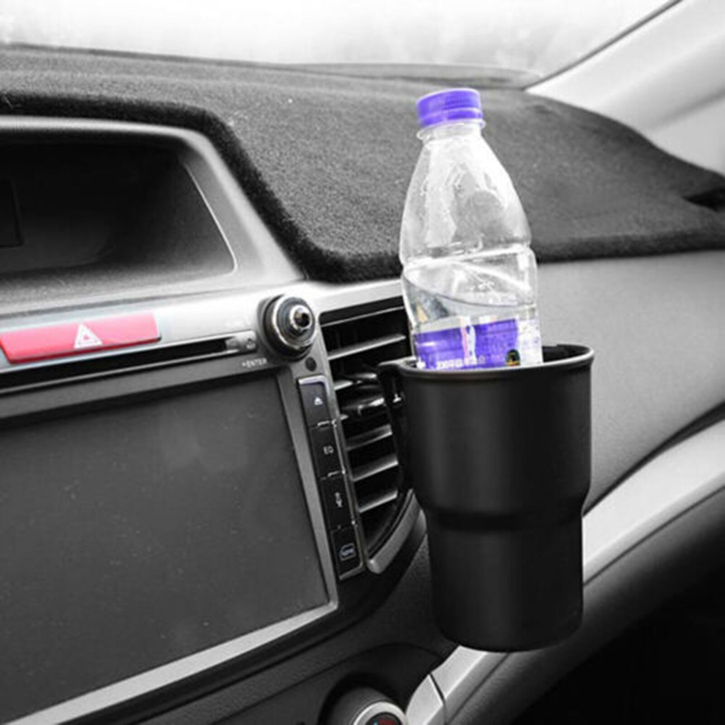 1Pc Universal Car Accessories Cup Holder Drink Bottle Air Vent Door Mount Stand Q